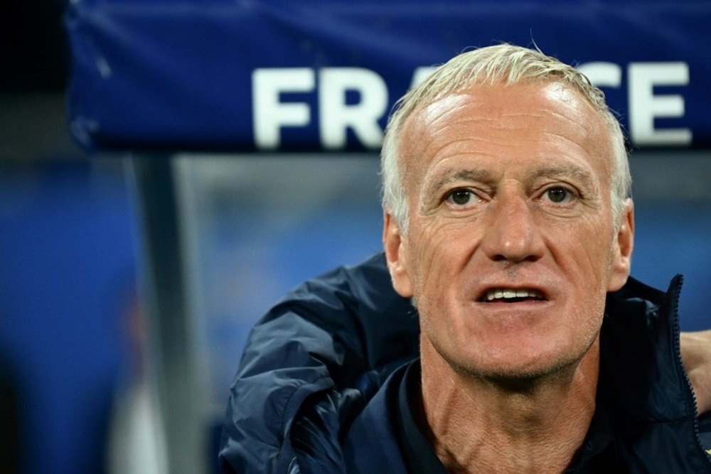 Un groupe dense pour les Bleus, estime Deschamps. afp