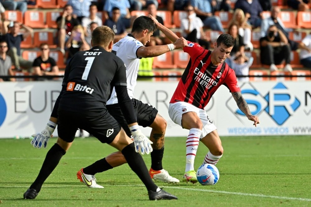 L'AC Milan a un plan pour Pellegri. AFP