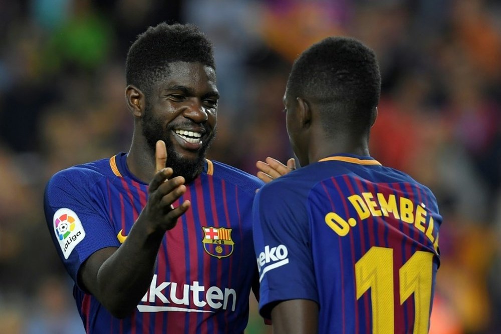 Umtiti continuera de sourire avec le Barça. AFP