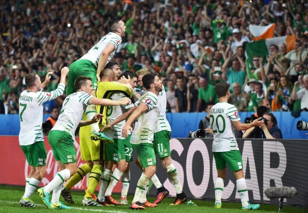 Irlanda salió victoriosa. AFP