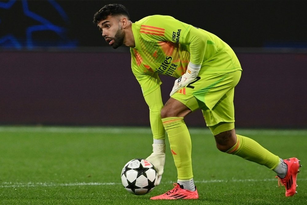 David Raya stole the show as Arsenal held Atalanta to a goalless draw. AFP