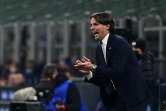 L'entraîneur de l'Inter Milan, Simone Inzaghi. AFP