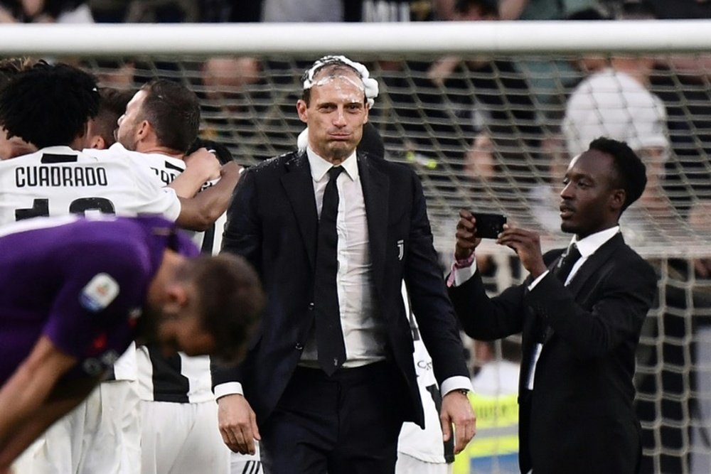 I migliori meme sull'addio di Allegri. AFP