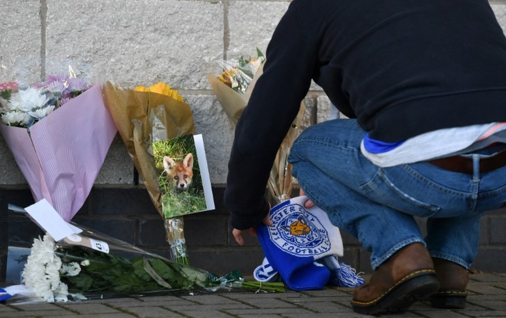 Leicester City were struck by tragedy on Saturday night. AFP