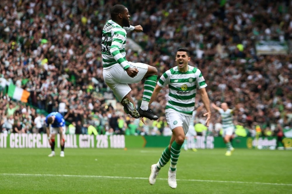 The Celtic boss wants his team to be on the front foot. AFP