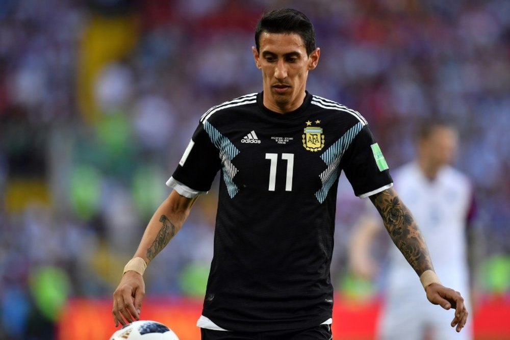 Angel Di Maria is a potential target for Inter. AFP