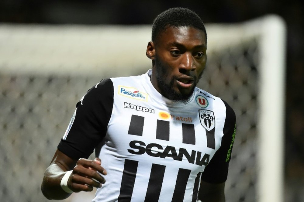 L'attaquant de choc du SCO pourrait quitter la Ligue 1. AFP