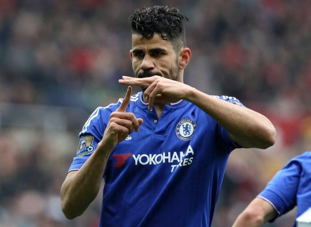 El Chelsea prescinde de los servicios de Diego Costa en su campaña publicitaria. AFP
