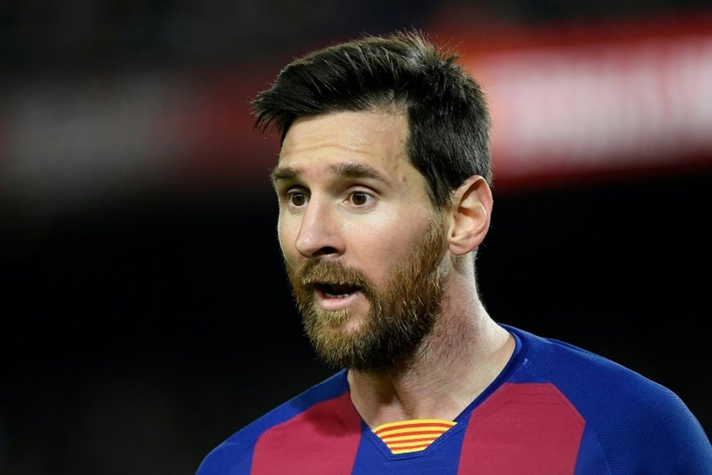Messi, cansado con el Barça. AFP
