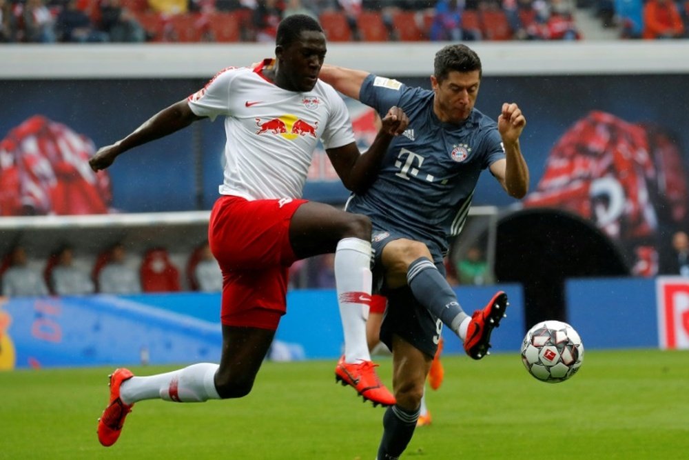 Konaté pourrait bien quitter le RB Leipzig cet été. AFP