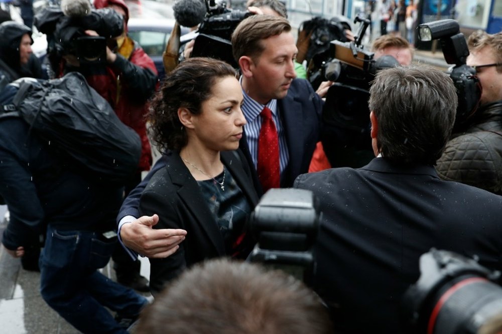 Eva Carneiro, le 7 juin 2016 devant le tribunal des prud'hommes de Croydon. AFP