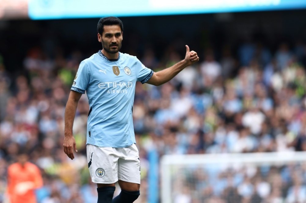 Ilkay Gundogan spent the 2023/24 season at Barcelona. AFP