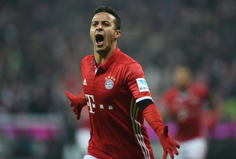 Thiago could be making a return to Barcelona after six years away. AFP/Archivo