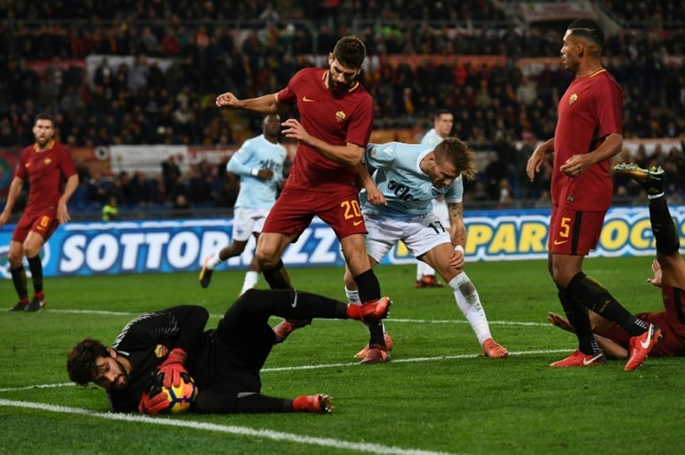 La Roma veut bien finir sa saison 2017/2018. AFP