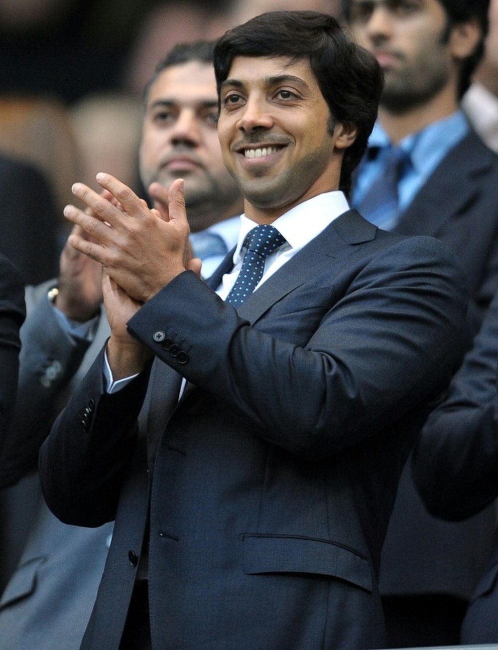 Le Cheikh Mansour bin Zayed al-Nahyan, propriétaire de Manchester City. AFP