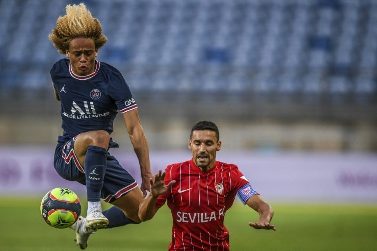 El joven futbolista va a más este curso. AFP