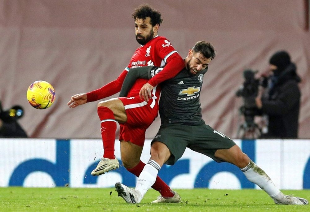 Liverpool y United firmaron tablas tras un igualadísimo encuentro. AFP