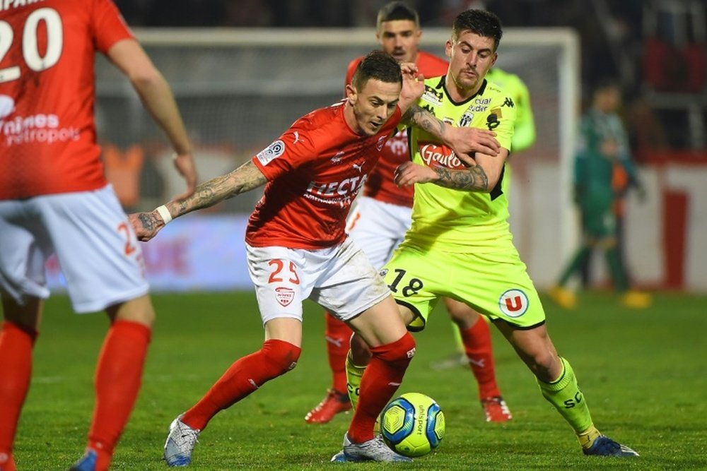 Nimes' match could be in danger. AFP