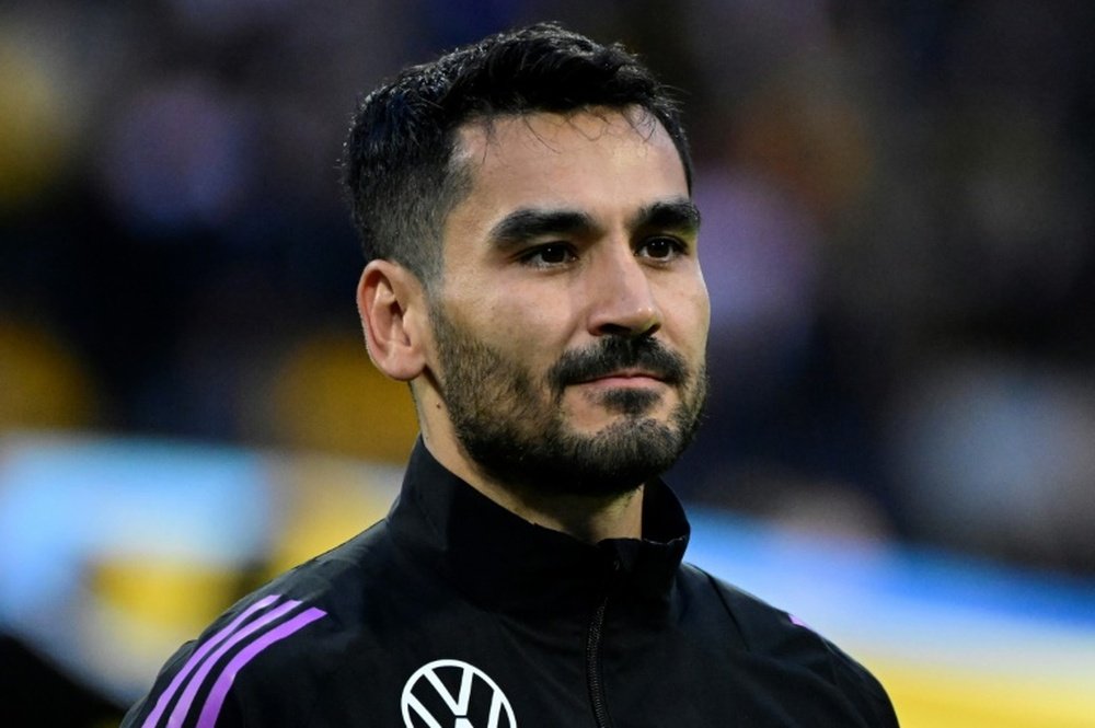 Gundogan's future is uncertain. AFP