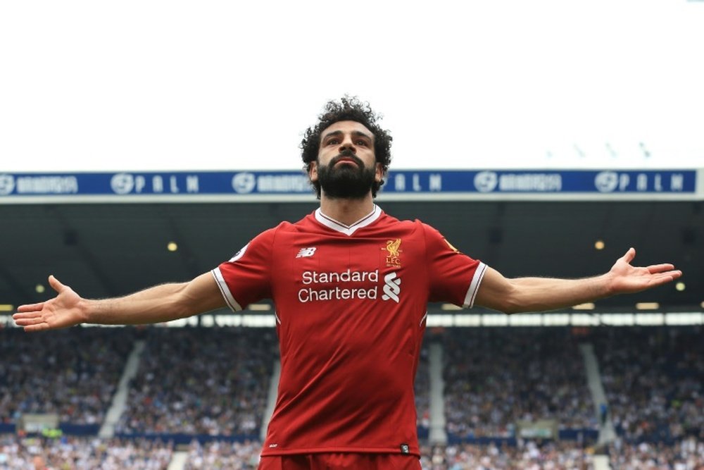 Salah has been in fine goalscoring form this campaign. AFP