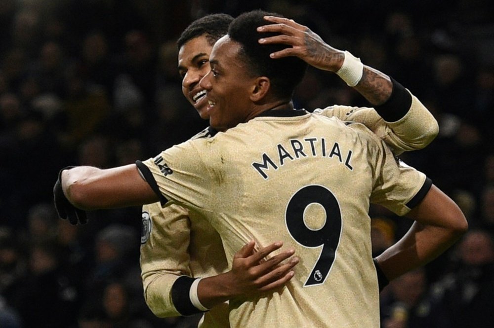 Roy Keane allume Anthony Martial. AFP
