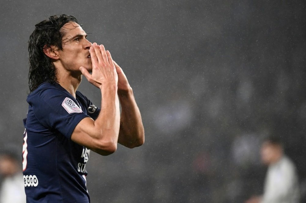 Cavani is now a free agent. AFP