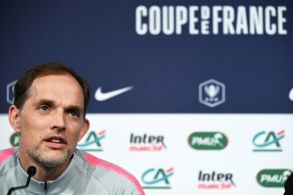 Thomas Tuchel didn't hesitate to take the blame for PSG defeat. AFP