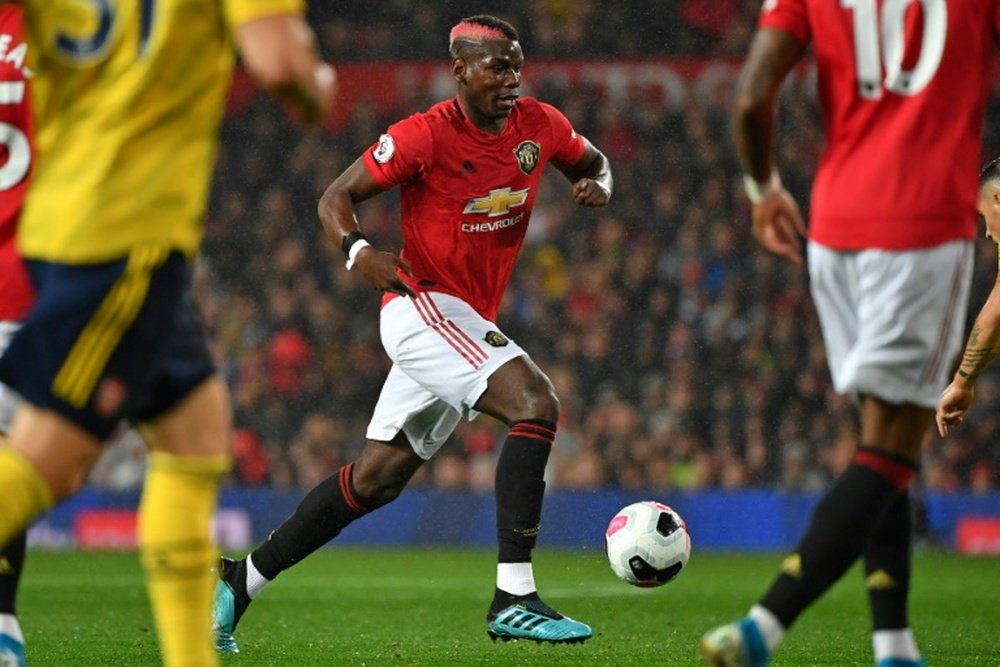 Manchester United já dá por certa a saída de Pogba. AFP