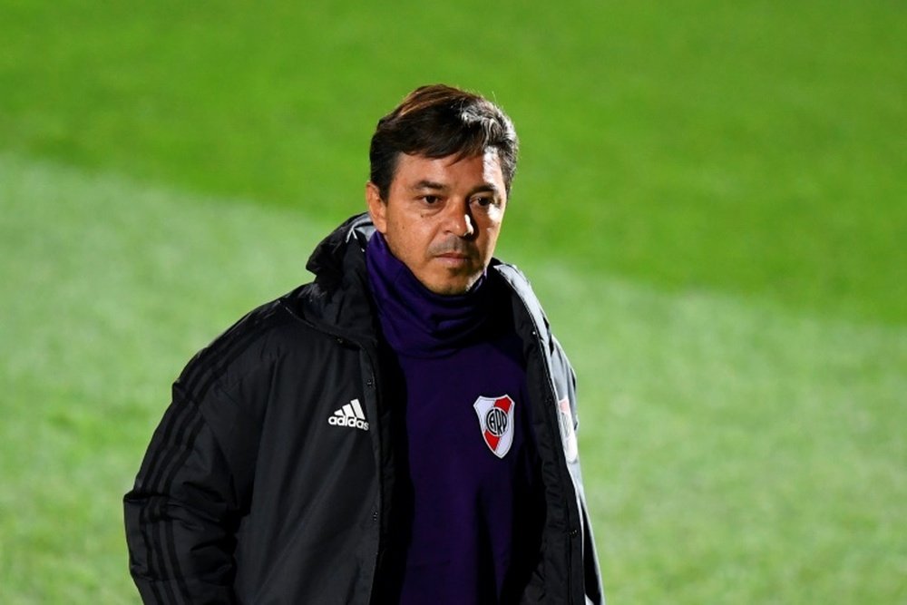Gallardo es el entrenador que más títulos internacionales ha conseguido con River. AFP