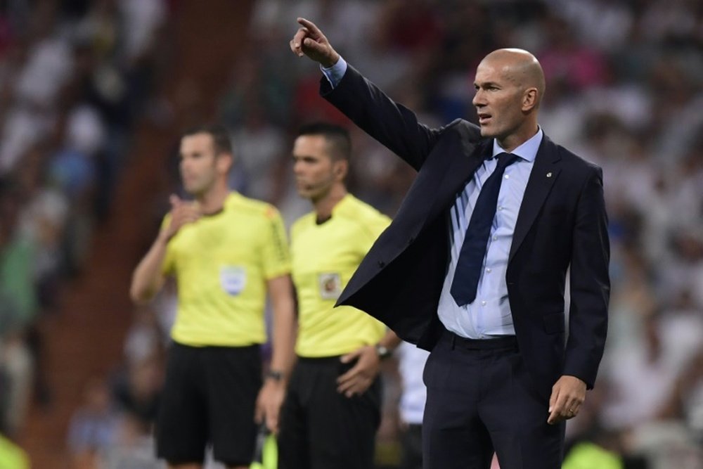 Zidane tendrá varias bajas para Anoeta. AFP