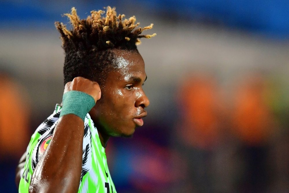 Chukwueze, en cartera del Chelsea. AFP