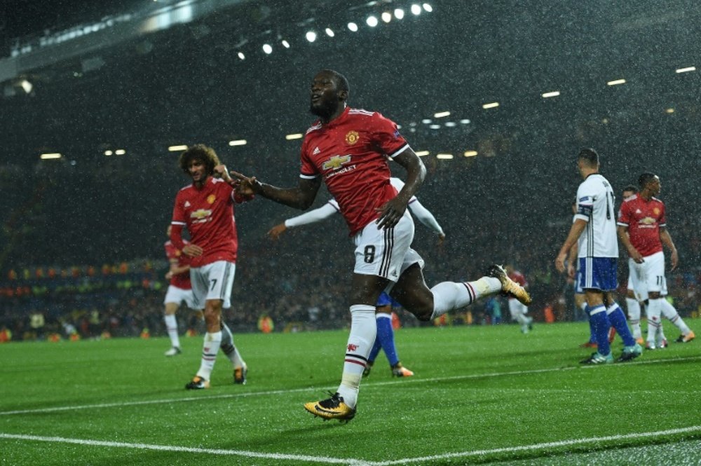 Lukaku netted in United's win over Basel on Tuesday. AFP