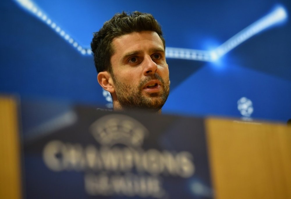 Thiago Motta says PSG's players would welcome Neymar 'with open arms'. AFP