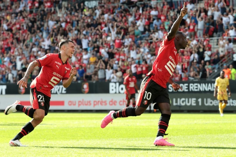 Rennes et City ont trouvé un accord pour le transfert de Doku. AFP
