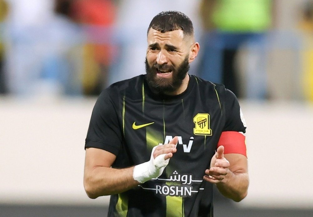 Benzema has a meeting scheduled for Wednesday with Al Ittihad officials. AFP