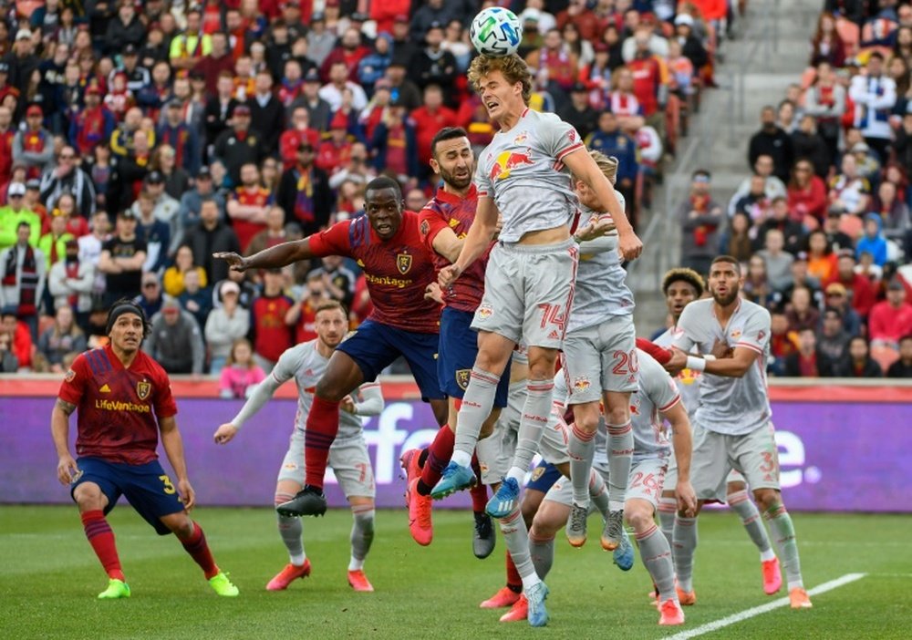 Casseres y Gomes dan la campanada para el New York Red Bulls. AFP/Archivo