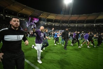 O Toulouse está de volta a Ligue 1. AFP