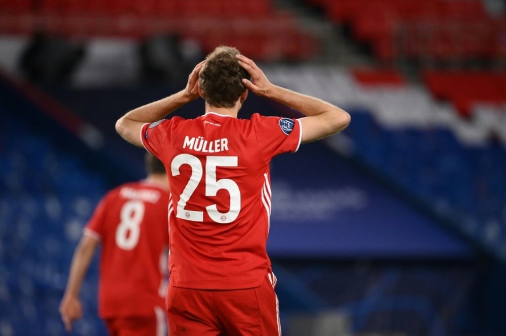 Müller, listo para medirse al Barcelona. AFP