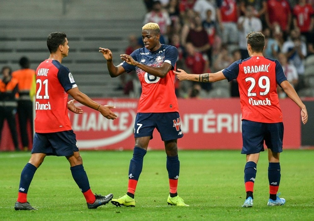 El Lille rechazó una oferta desde España por Osimhen. AFP