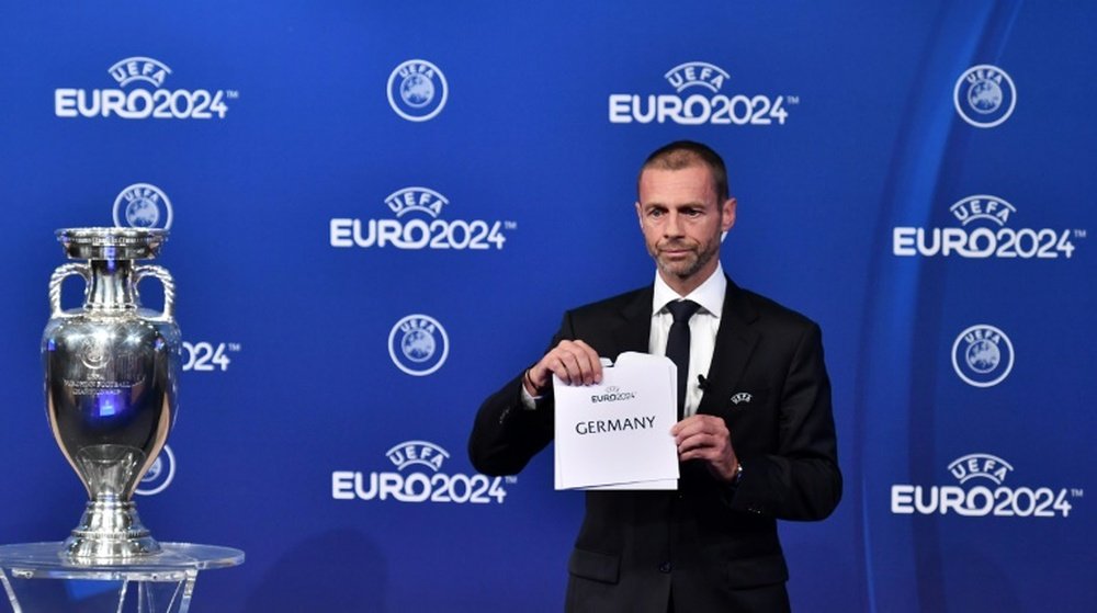 Alemanha será a sede da Eurocopa 2024. AFP