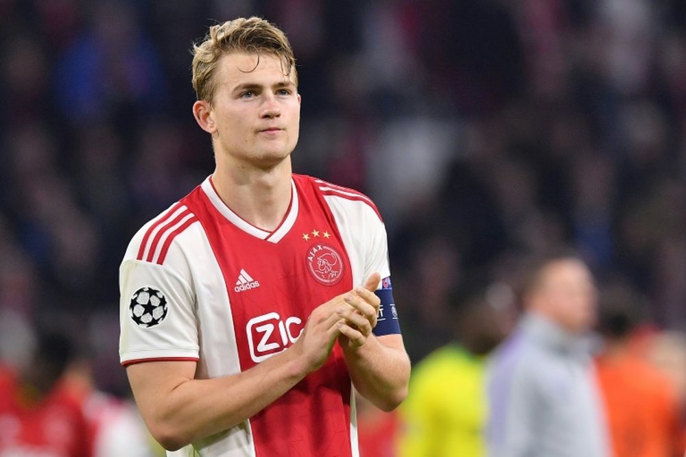 De Ligt is yet to decide on his future. AFP