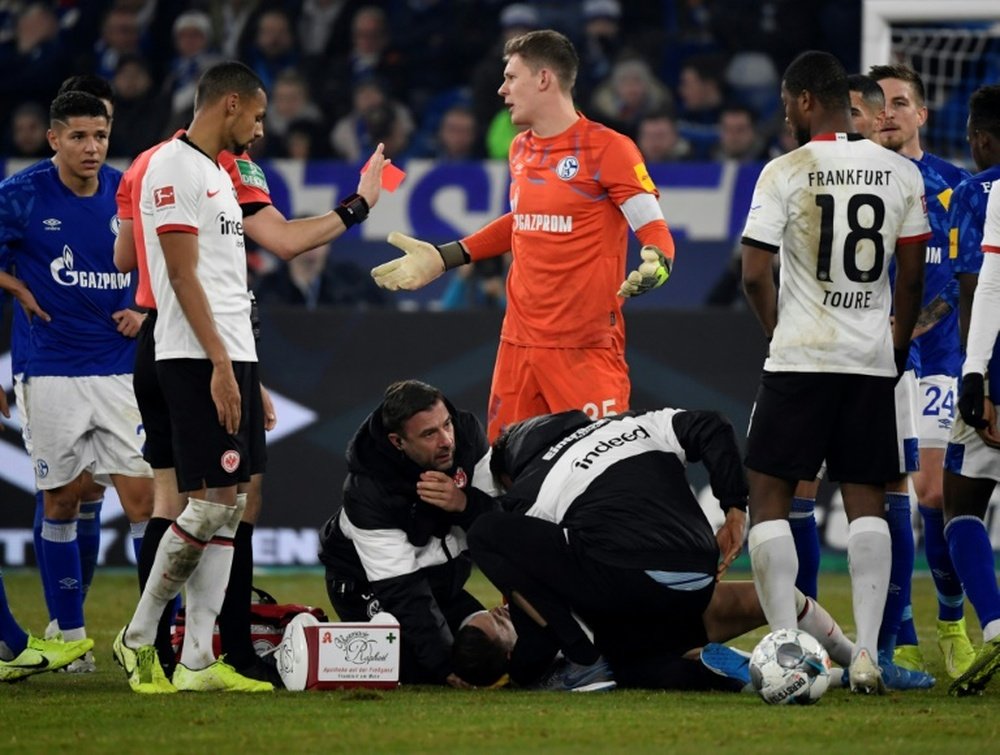 Nübel, impacté par la prolongation de Neuer. AFP