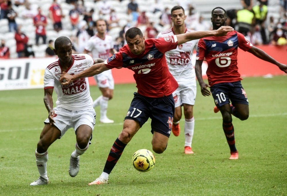 Southampton s'intéresse à Ibrahima Diallo (Brest). AFP