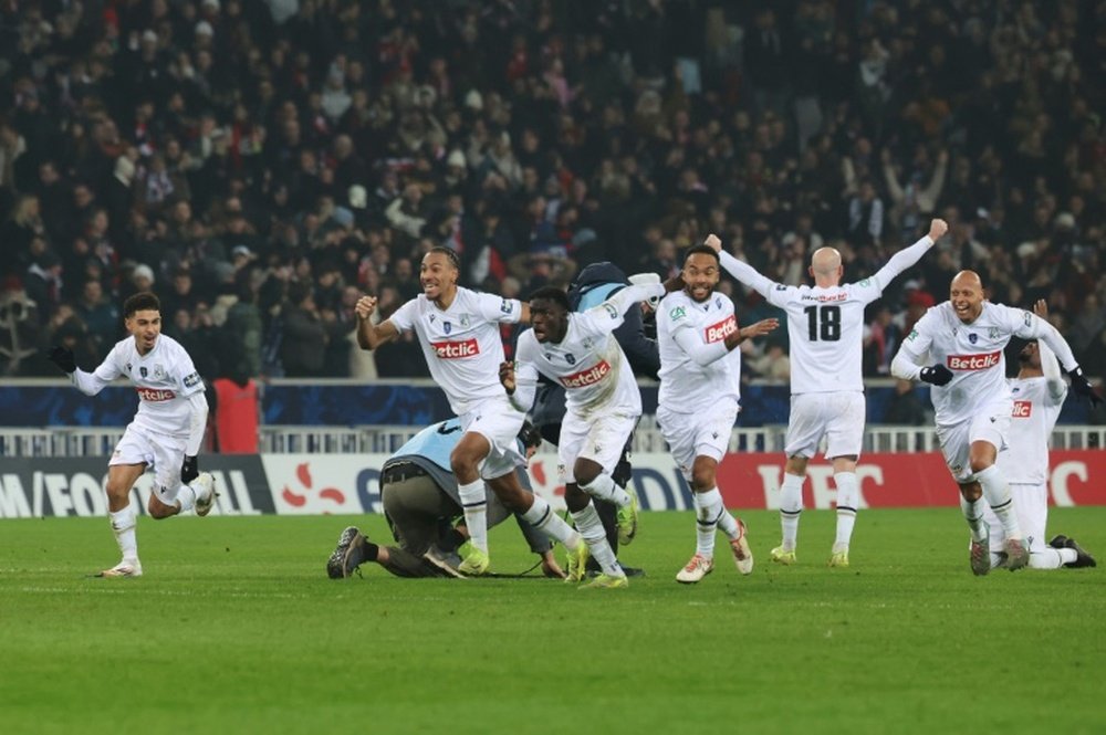 El Dunkerque elimina al Lille. AFP