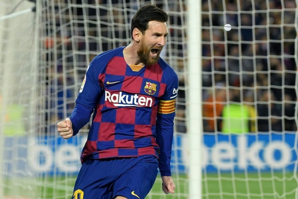 Why is Messi two goals shy of his 700th goal and not three? AFP