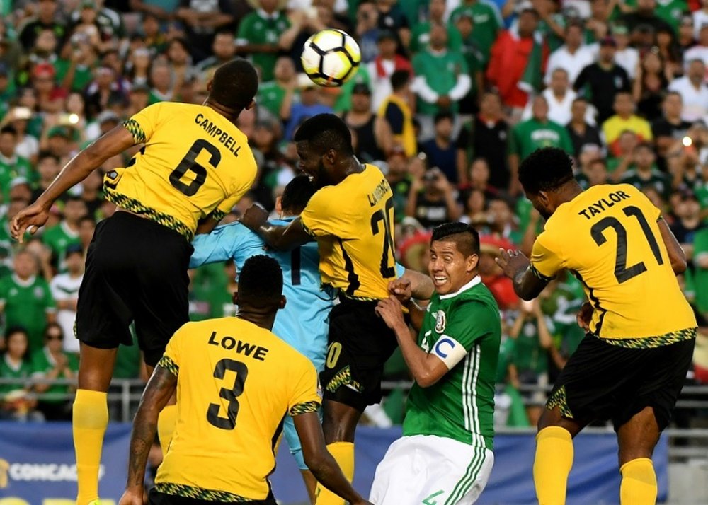 La Jamaïque a battu le Mexique. AFP
