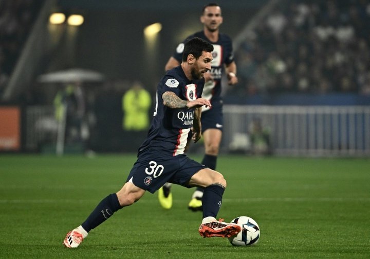 Deulofeu praised Messi to the skies. AFP