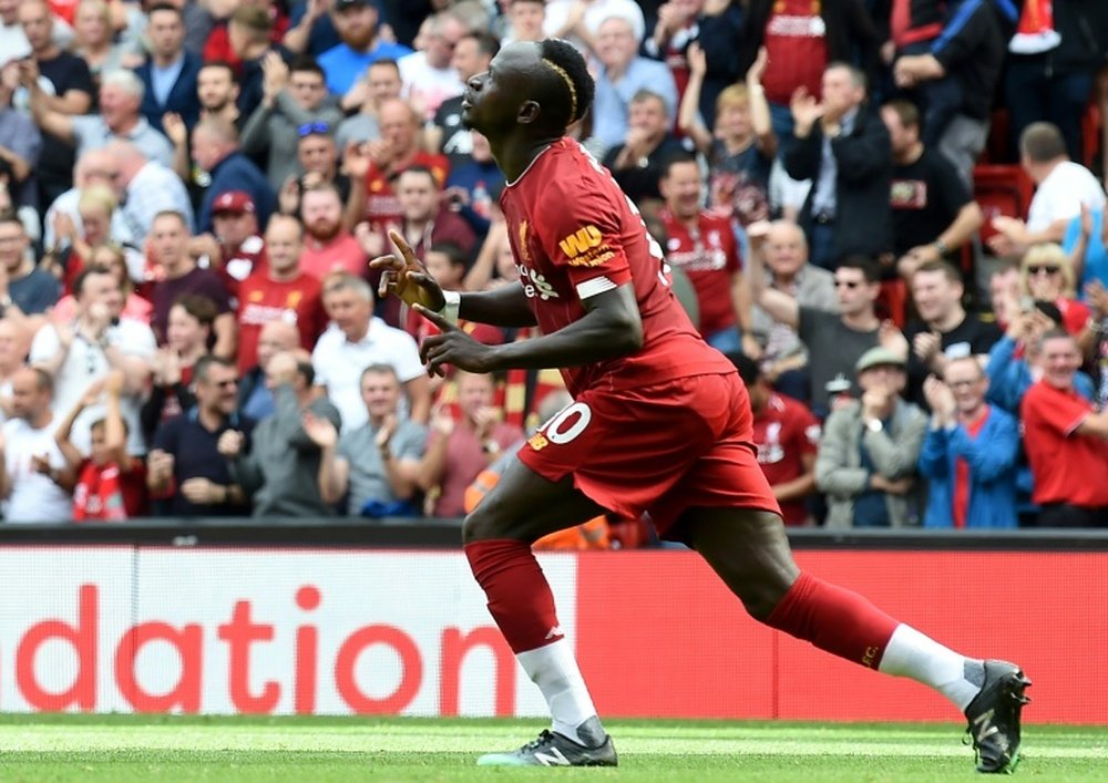 El Liverpool quiere blindar a Mané. AFP/Archivo