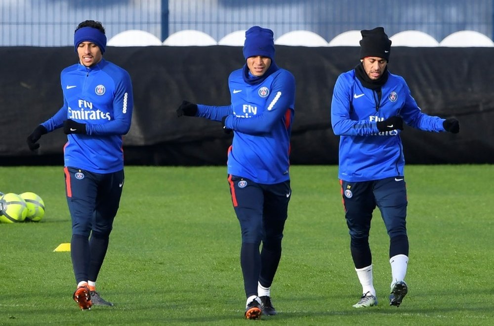 Marquinhos insisted Neymar would be staying put. AFP