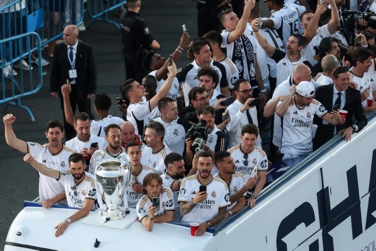 El Madrid celebró por las calles de Madrid la Champions